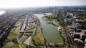 Albert Park, Melbourne, Australia
18th March 2012.
An aerial view of the circuit.
World Copyright:Steven Tee/LAT Photographic
ref: Digital Image _I4V5031